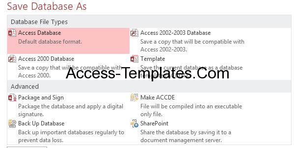 Extension Of Ms Access (3)