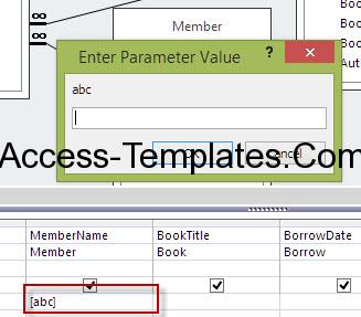 Ms Access Enter Parameter Value-3