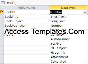 Tutorial 1. Data Types In Ms Access-1